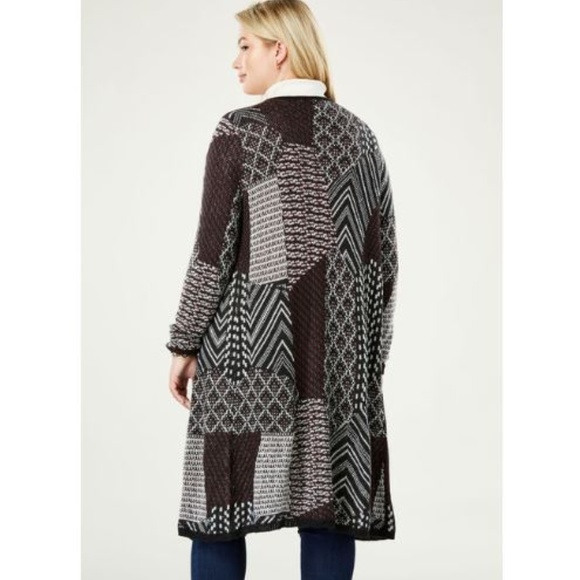 NWT 14/16 sweater coat - Picture 2 of 5